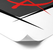 Poster Indicateur de pinceau anarchique (Coin)