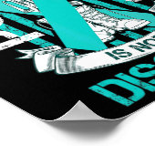 Poster Indicateur De Stress Traumatique turquoise Post-Ru (Coin)