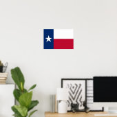 Poster Indicateur d'état du Texas (Bureau à domicile)