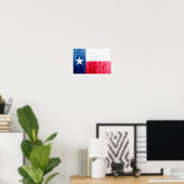 Poster Indicateur d'état du Texas (Bureau à domicile)