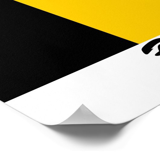 Poster Indicateur Langues de Belgique (Coin)