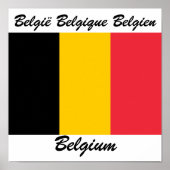 Poster Indicateur Langues de Belgique (Devant)