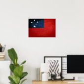Poster Indicateur Samoa (Bureau à domicile)