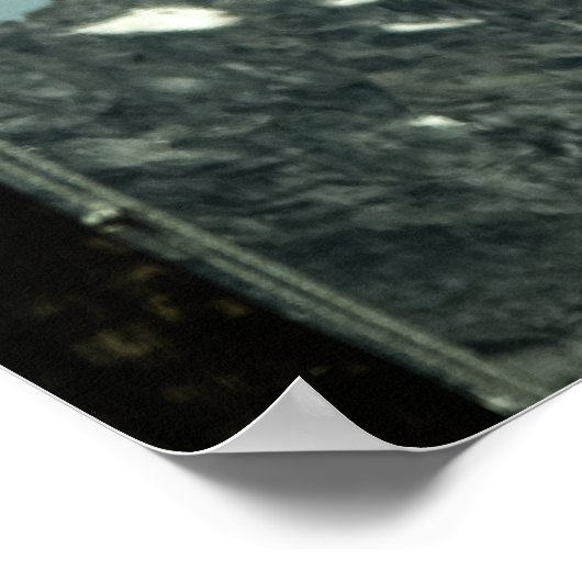 Poster Indicateur sur l'impression Teton (Coin)