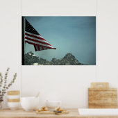 Poster Indicateur sur l'impression Teton (Cuisine)