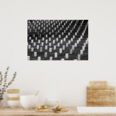 Poster Indicateurs de couleurs Arlington B&W (Cuisine)