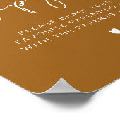 Poster INDIE Bohemian Earth Toned Tip Jar and Advice Sign (Coin)