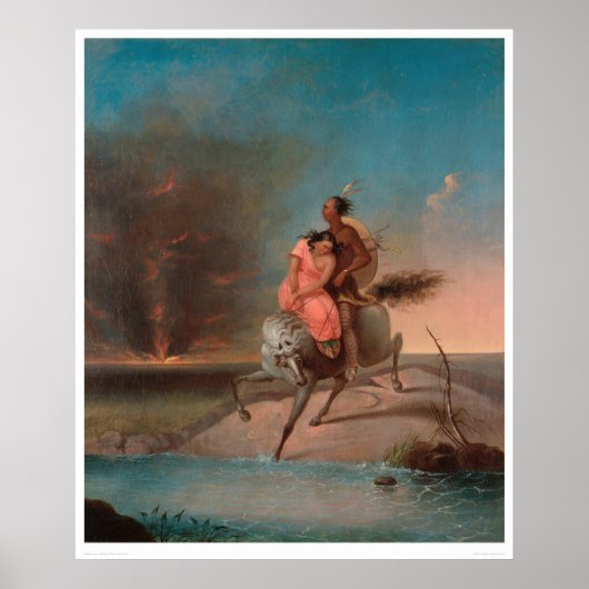 Poster Indien captif (0745A) (Devant)