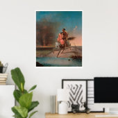 Poster Indien captif (0745A) (Bureau à domicile)