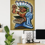 Poster Indien de cigar (Bureau à domicile)
