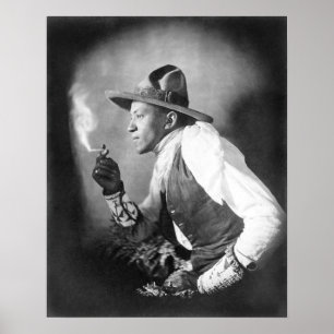 Poster Indien Sioux, 1908. Photo vintage
