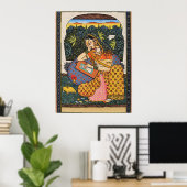 Poster Indienne, Femme moghole, Princesse (Bureau à domicile)