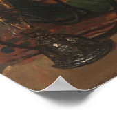 Poster Indienne musulmane Fumer du hookah (Coin)