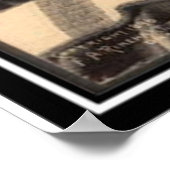 Poster Indienne vintage : Peur de l'aigle, Sioux - (Coin)