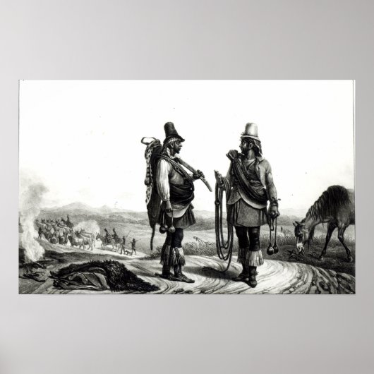Poster Indiens Charrua (Devant)
