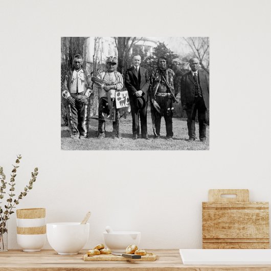 Poster Indiens d'Osage : 1925 (Cuisine)