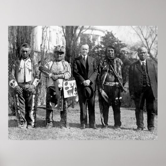 Poster Indiens d'Osage : 1925 (Devant)