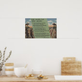 Poster Indiens du Nord-Ouest "Là où commence l'Ouest" (Cuisine)