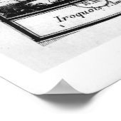 Poster Indiens Iroquois (Coin)