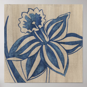 Poster Indigo Daffodil