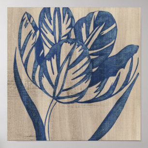 Poster Indigo Tulip