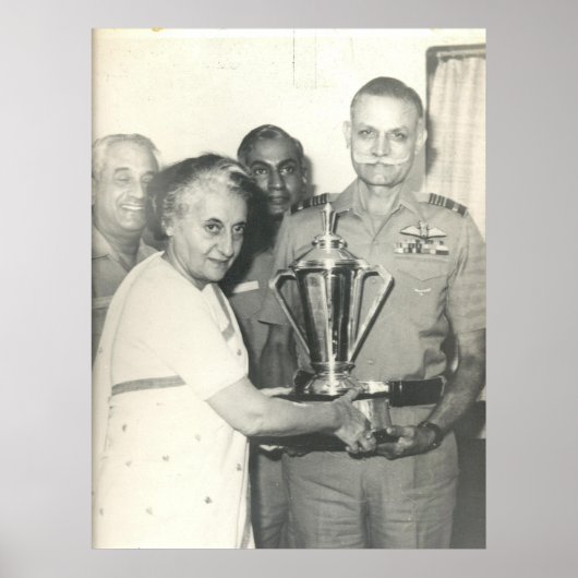 Poster Indira Gandhi (Devant)