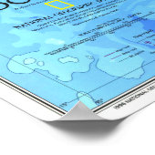 Poster " Indonésie : 1996/today - Carte détaillée... (Coin)