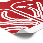 Poster Indonésien Batik Kawung Gurda Design (Coin)