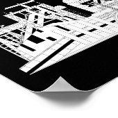 Poster Industrial Metallurgical Combine Silhouette (Coin)