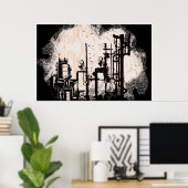 Poster Industrie (Bureau à domicile)