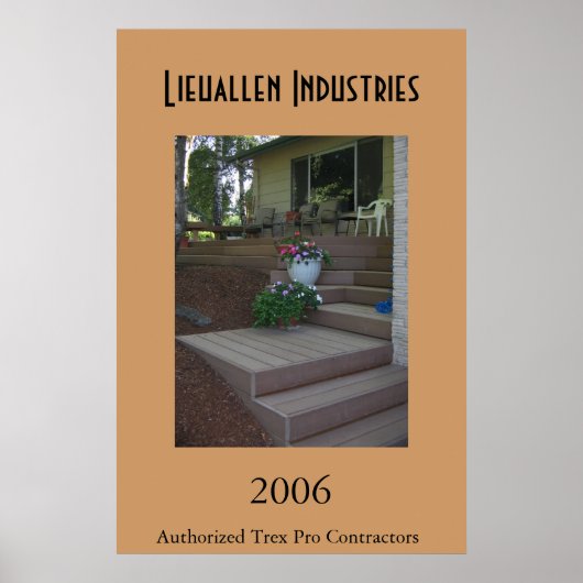 Poster Industries Lieuallen (Devant)