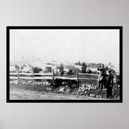 Poster Infanterie et camp à Tenallytown 1864 (Devant)