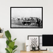 Poster Infanterie et camp à Tenallytown 1864 (Bureau à domicile)