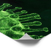 Poster Infection à l'agent pathogène du virus du col de l (Coin)