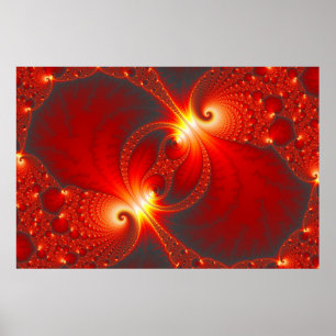 Poster Infernal - Fractal Art