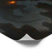 Poster Inferno Dragon Over Dark Castle (Coin)