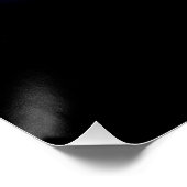 Poster Infini lumineux avec rose bleue (Coin)