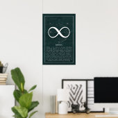 Poster Infinité (Bureau à domicile)