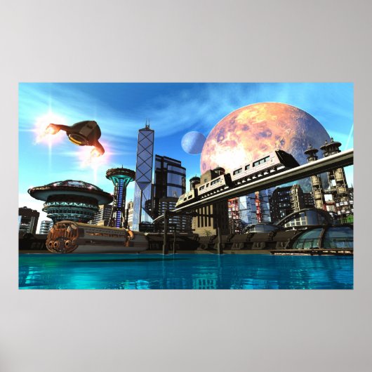Poster Infinite City (Devant)