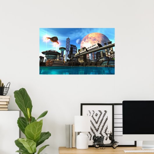 Poster Infinite City (Bureau à domicile)