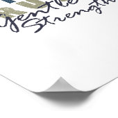 Poster Infinite Truth, Gentle Strength Print (Coin)