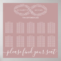 Infinity poussiéreux rose botanique romantique élé