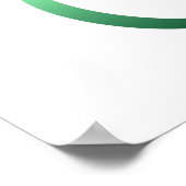 Poster Infinity Symbol with Peacock Feather (Coin)