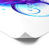 Poster Infinity with purple feather (Coin)