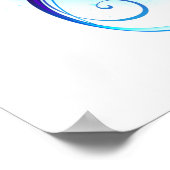 Poster Infinity with purple feather (Coin)