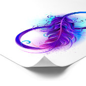 Poster Infinity with purple feather (Coin)