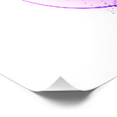 Poster Infinity with purple feather (Coin)