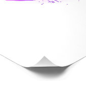 Poster Infinity with purple feather (Coin)