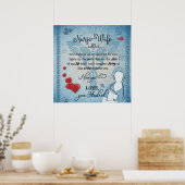 Poster Infirmière À La Couverture De Ma Femme (Cuisine)