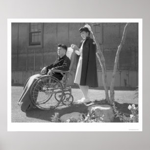 Poster Infirmière Aiko Hamaguchi et Tom Kano 1943